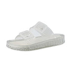 Summer Essential Jelly Slides | Trendy Transparent Buckle Sandals for Women