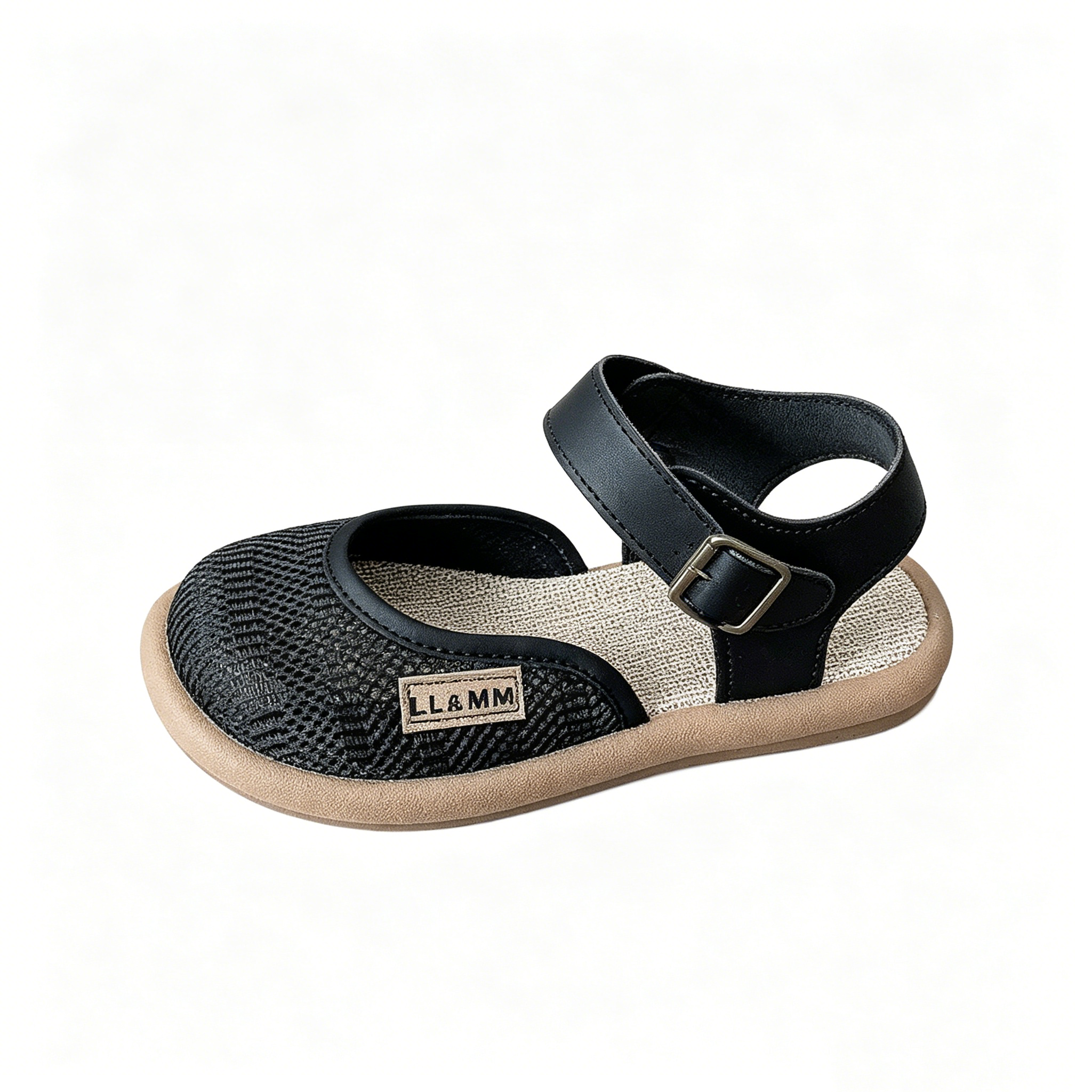 Casual Linen Insole Non Slip Flat Sandals 3 Colors Daily Walking Footwear