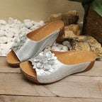 Comfortable Non-Slip Solid Color Open-Toe Wedge Sandals For Women, All Day Walking, Breathable & Lightweight