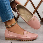 Stylish Orthopedic Leather Shoes - All-Day Comfort for Women