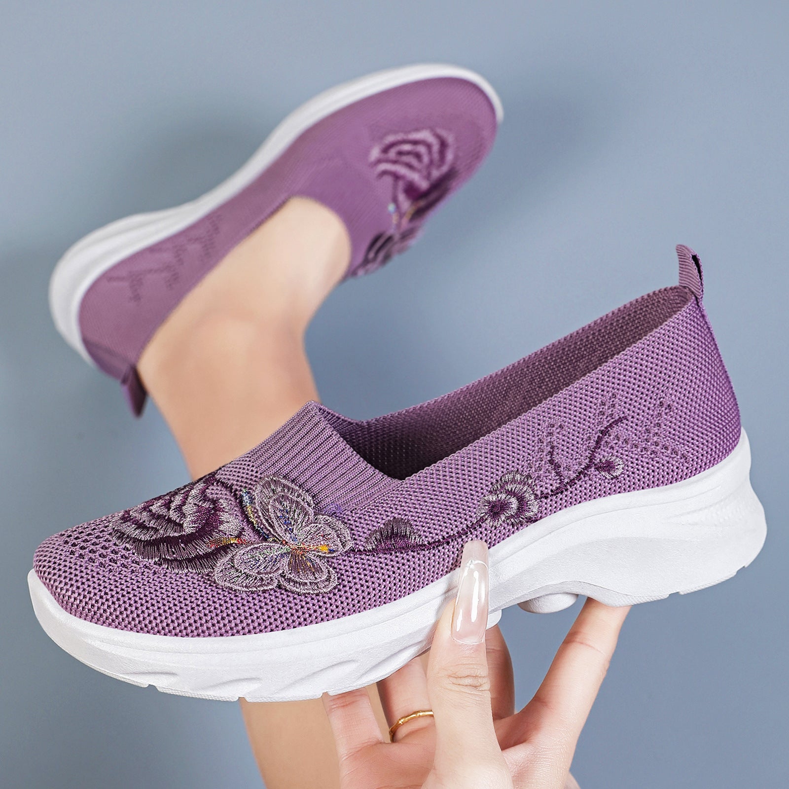 Women's Orthopedic Slip-On Walking Shoes with Arch Support