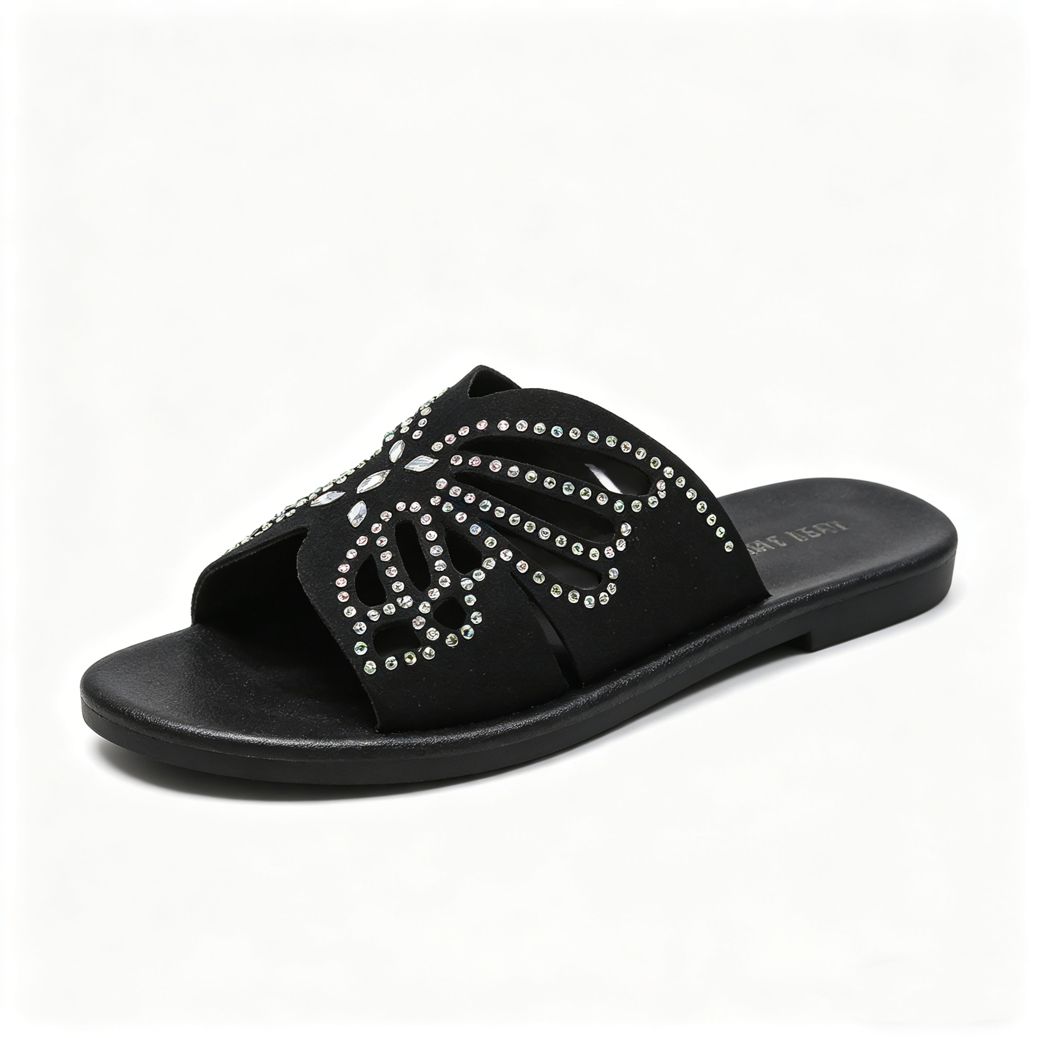 Women's Hollow-Out Rhinestone Slide Sandals, New Summer 2026