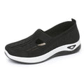 Orthopedic Shoes for Women,Women's Go Walking Slip on Foam Shoes Arch Support Woven Breathable Soft Sole Shoes