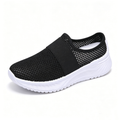 Summer Air Mesh Slip On Trainers | Comfort Open Back Casual Walking Footwear